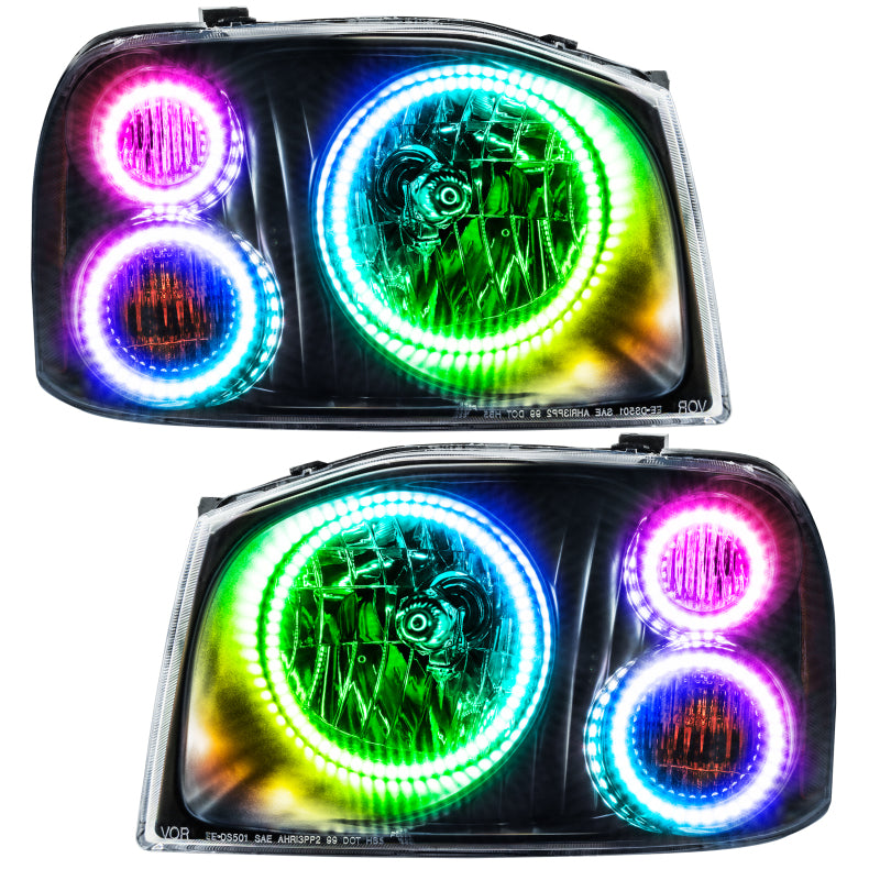 Oracle 01-04 Nissan Frontier SMD HL - Triple Halo - ColorSHIFT w/ Simple Controller NO RETURNS