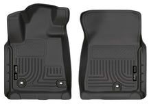 Load image into Gallery viewer, Husky Liners 12-13 Toyota Tundra Weatherbeater Black Front Floor Liners