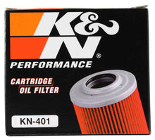 Load image into Gallery viewer, K&amp;N Honda / Kawasaki / Yamaha / Triumph 3in OD x .75ID x 2.210in H Oil Filter