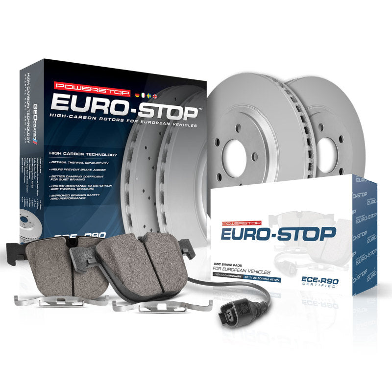 Power Stop 00-01 Audi A6 Quattro Front Euro-Stop Brake Kit