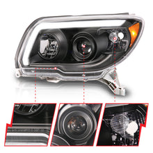 Load image into Gallery viewer, ANZO 06-09 Toyota 4 Runner Projector Headlights Plank Style - Black