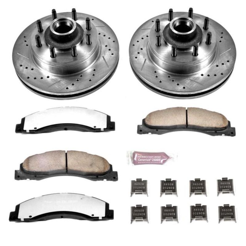 Power Stop 17-18 Ford E-450 Super Duty Front Z36 Truck & Tow Brake Kit