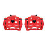 Power Stop 10-11 Cadillac SRX Rear Red Calipers w/Brackets - Pair