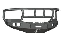 Load image into Gallery viewer, Road Armor 05-07 Ford F-250 Stealth Front Winch Bumper w/Titan II Guard Wide Flare - Tex Blk