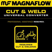 Load image into Gallery viewer, MagnaFlow Conv Univ 2.25in Inlet/Outlet Center/Center Oval 12in Body L x 6.5in W x 16in Overall L