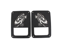 Load image into Gallery viewer, Fishbone Offroad 07-18 Jeep Wrangler JK - Black Textured Powdercoat Tail Light Covers