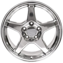 Load image into Gallery viewer, 17&quot; Replica Wheel CV01 Fits Chevrolet Corvette - ZR1 Rim 17x9.5 Polished Wheel