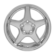 Load image into Gallery viewer, 17&quot; Replica Wheel CV01 Fits Chevrolet Corvette - ZR1 Rim 17x11 Chrome Wheel