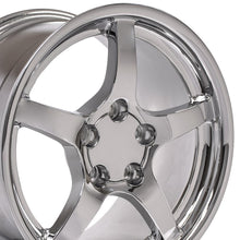 Load image into Gallery viewer, 17&quot; Replica Wheel CV05 Fits Chevrolet Corvette - C5 Rim 17x9.5 Chrome Wheel