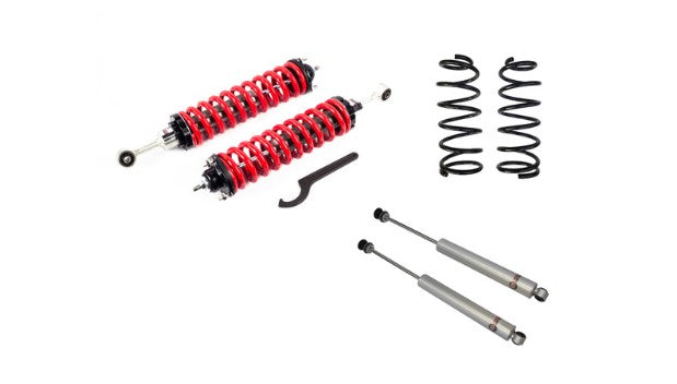 1-4 Inch Adjustable Coilovers 2 Inch Rear Lift Springs and Rear Shocks 96-02 4Runner Freedom Off-Road