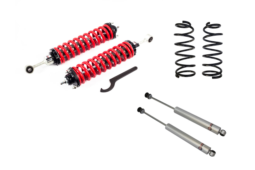 1-4 Inch Adjustable Coilovers 3 Inch Rear Lift Springs and Rear Shocks 96-02 4Runner Freedom Off-Road