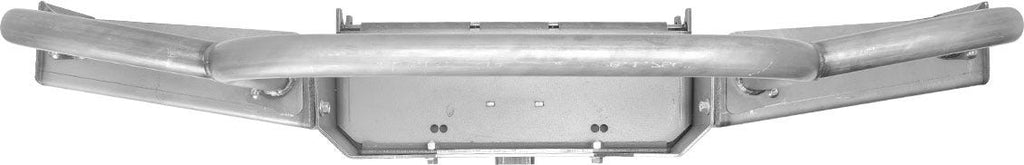 86-95 Suzuki Samurai Front Bumpers - 0-1 Inch Winch Plate Long Ends Grill and Headlight Guard Bare Low Range Off Road