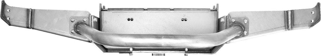 86-95 Suzuki Samurai Front Bumpers - 0-1 Inch Winch Plate Short Ends with Stubby Ends Double Bend Stinger Bare Low Range Off Road