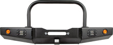 Load image into Gallery viewer, 86-95 Suzuki Samurai Front Bumpers - 0-1 Inch Winch Plate Long Ends Grill Guard Black Powder Coat Low Range Off Road