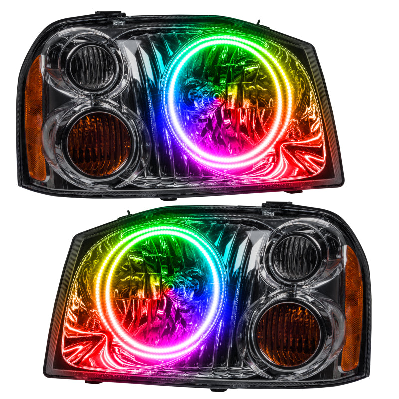 Oracle 01-04 Nissan Frontier SMD HL - Dual Halo - ColorSHIFT NO RETURNS