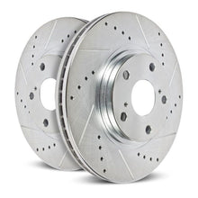 Load image into Gallery viewer, Power Stop 11-19 Chevrolet Silverado 2500 HD Rear Evolution Drilled &amp; Slotted Rotors - Pair