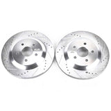 Power Stop 04-07 Ford Freestar Rear Evolution Drilled & Slotted Rotors - Pair