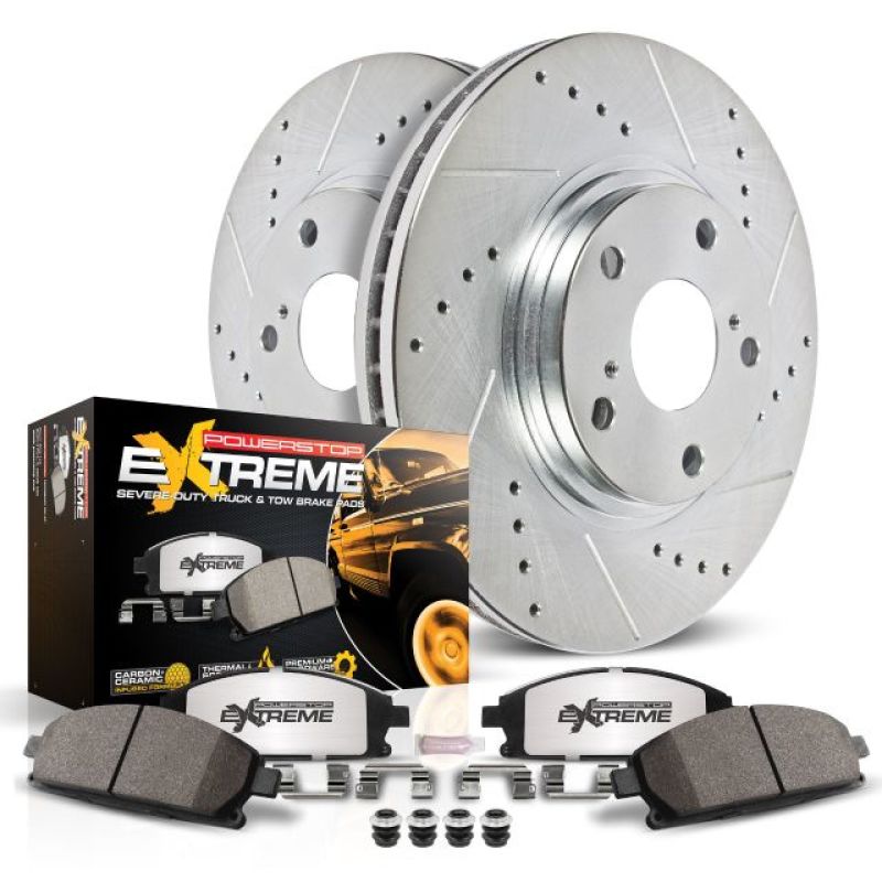 Power Stop 17-18 Ford E-450 Super Duty Front Z36 Truck & Tow Brake Kit
