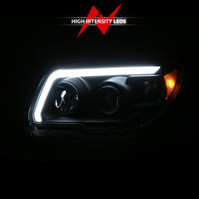 Load image into Gallery viewer, ANZO 06-09 Toyota 4 Runner Projector Headlights Plank Style - Black