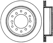 Load image into Gallery viewer, StopTech 01-07 Toyota Sequoia/03-09 4 Runner / 03-09 Lexus GX470 Slotted Left Rear CRYO-STOP Rotor