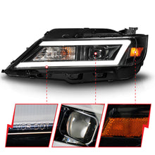 Load image into Gallery viewer, Anzo 14-20 Chevrolet Impala Square Projector LED Bar Headlights w/ Black Housing