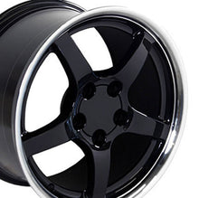 Load image into Gallery viewer, 17&quot; Replica Wheel CV05 Fits Chevrolet Corvette - C5 Rim 17x9.5 Black Wheel