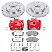 Cargar imagen en el visor de la galería, Power Stop 07-12 Nissan Sentra Front Z26 Street Warrior Brake Kit w/Calipers