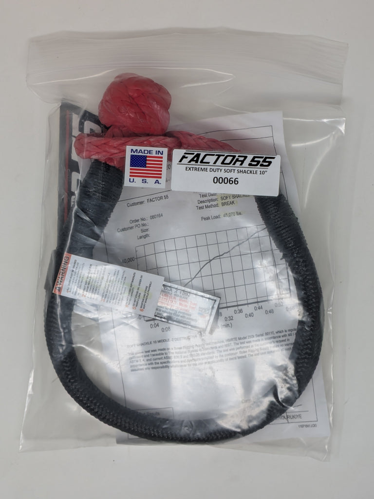 Factor 55 Extreme Duty Soft Shackle 3/8in. x 10in | 00066 | Closed System Winching