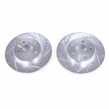 Cargar imagen en el visor de la galería, Power Stop 14-18 BMW i3 Front Evolution Drilled &amp; Slotted Rotors - Pair