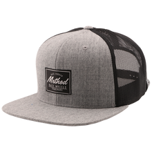 Cargar imagen en el visor de la galería, Method Race Proven Trucker Hat Snapback Heather Grey - Black
