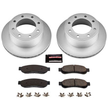 Cargar imagen en el visor de la galería, Power Stop 07-10 Ford F-250 Super Duty Rear Z17 Evolution Geomet Coated Brake Kit