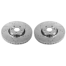 Cargar imagen en el visor de la galería, Power Stop 2000 Volvo V70 Front Evolution Drilled &amp; Slotted Rotors - Pair