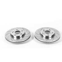 Cargar imagen en el visor de la galería, Power Stop 13-17 Honda Accord Front Evolution Drilled &amp; Slotted Rotors - Pair