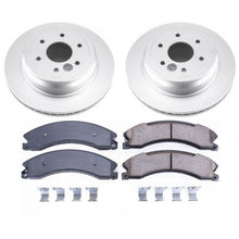 Cargar imagen en el visor de la galería, Power Stop 16-18 Nissan Titan XD Rear Z17 Evolution Geomet Coated Brake Kit