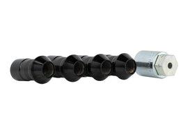 Ford Racing M14 x 1.5 Kit de tuercas de seguridad negras - Juego de 4