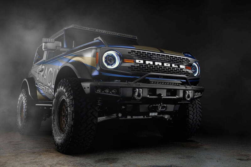 Oracle 2021+ Ford Bronco Oculus Bi-LED Projector Headlights - ColorSHIFT LED SEE WARRANTY