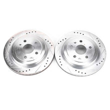 Cargar imagen en el visor de la galería, Power Stop 08-18 Cadillac CTS Rear Evolution Drilled &amp; Slotted Rotors - Pair