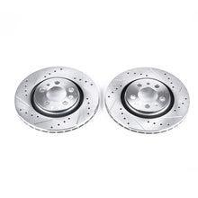 Cargar imagen en el visor de la galería, Power Stop 98-06 Volkswagen Beetle Front Evolution Drilled &amp; Slotted Rotors - Pair