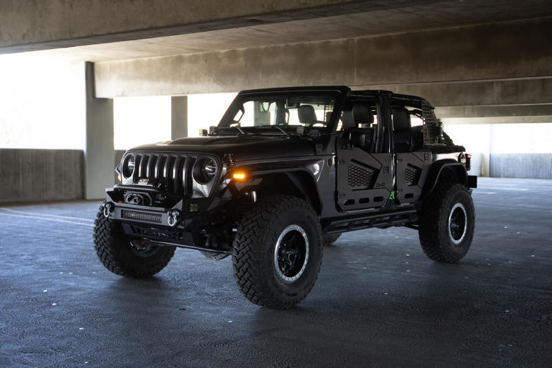 Bengalas delgadas campo a través de la defensa del jeep Wrangler JL 18-23 de DV8