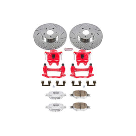 Power Stop 00-02 Toyota Celica Front Z26 Street Warrior Brake Kit w/Calipers