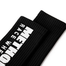 Cargar imagen en el visor de la galería, Method Brand Logo Performance Socks - Black