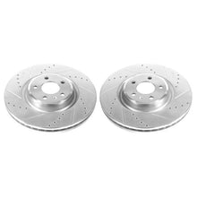 Cargar imagen en el visor de la galería, Power Stop 14-18 Audi A6 Front Evolution Drilled &amp; Slotted Rotors - Pair