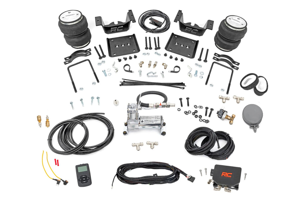 Air Spring Kit w/compressor Wireless Controller Silverado/Sierra 1500 (07-18 & Classic) Rough Country