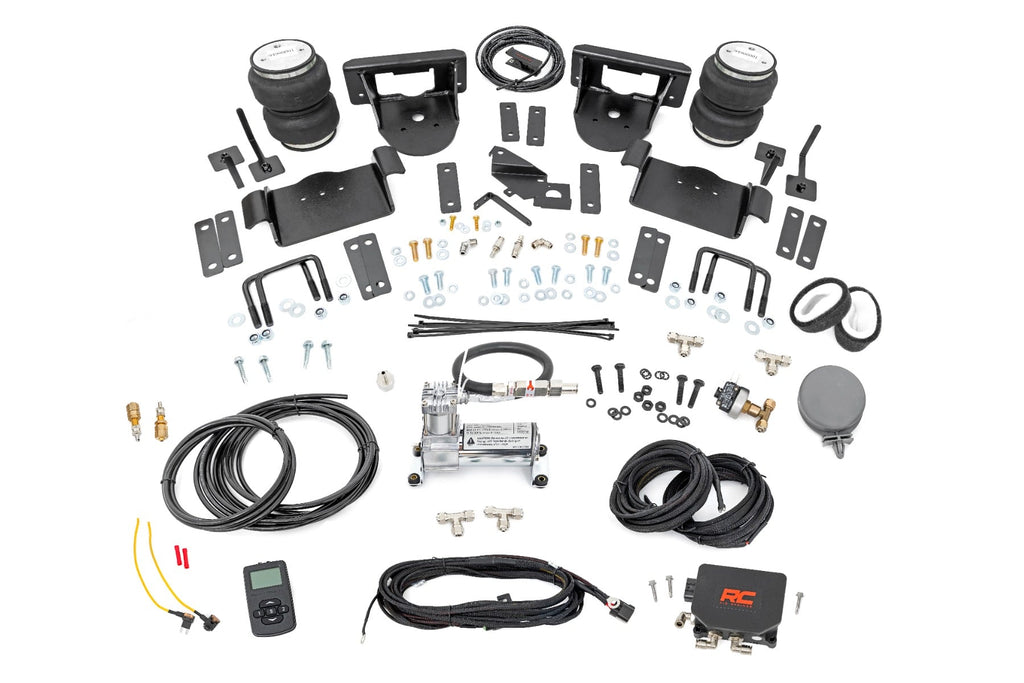 Air Spring Kit w/compressor Wireless Controller 0-6 Inch Lifts Ford F-150 (21-25) Rough Country