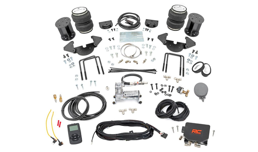 Air Spring Kit w/compressor Wireless Controller Silverado/Sierra 1500 (19-26) Rough Country