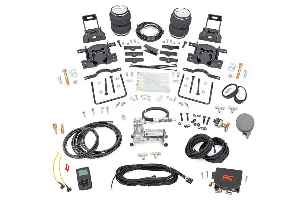 Air Spring Kit w/compressor Wireless Controller Ford F-250/F-350 Super Duty (05-16) Rough Country