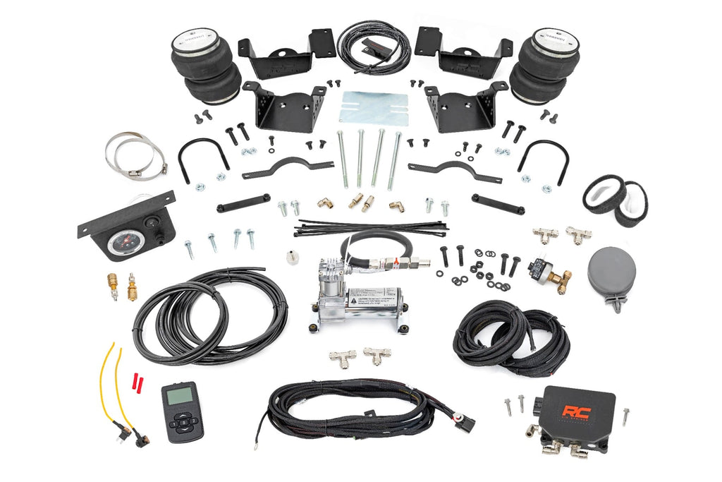 Air Spring Kit w/compressor Wireless Controller Silverado/Sierra 2500HD/3500HD (20-26) Rough Country