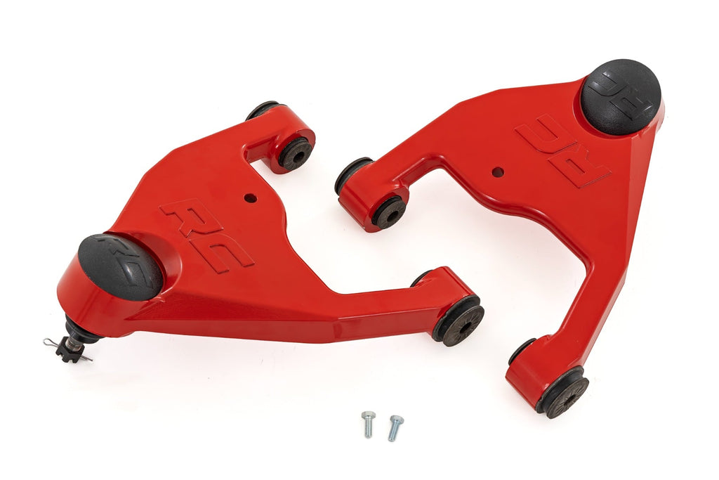 Red Forged Upper Control Arms 2.5 Inch of Lift Chevy/GMC Blazer/S15 Jimmy/Sonoma 4WD Rough Country