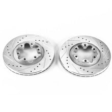 Cargar imagen en el visor de la galería, Power Stop 04-08 Chevrolet Colorado Front Evolution Drilled &amp; Slotted Rotors - Pair