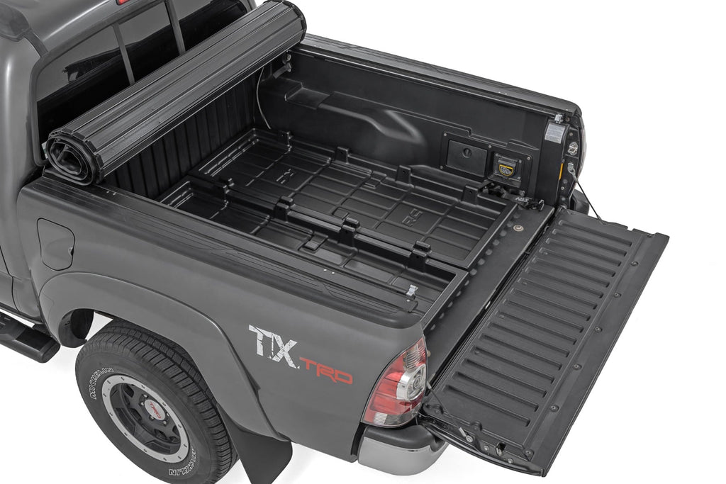 Truck Bed Cargo Storage Tray Mid-Size Bed Storage Tray Easy Access Rough Country